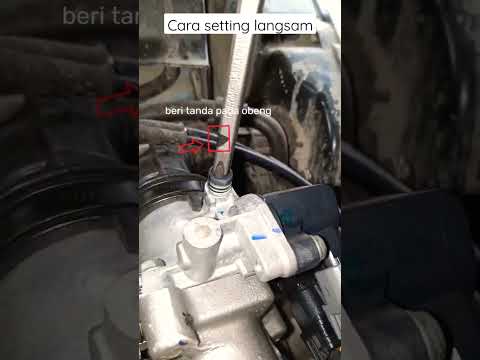 cara setting langsam motor #honda #vario #beat