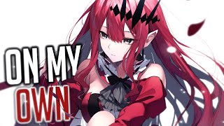 Download lagu Nightcore - On My Own (Female Version) (Lyrics) mp3