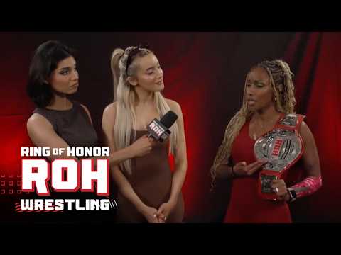 Zayda Steel and #ROH Women's World TV Champ Red Velvet prepare for The IInspiration! ROH TV 6/11/26