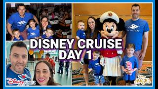 OUR FIRST TIME ON THE DISNEY MAGIC!! | Embarkation Day on the Disney Magic
