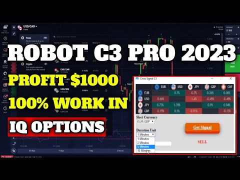 Best Trading Robot C3 Pro 2023 - Profit $1000 || 100% Work In Iq Option