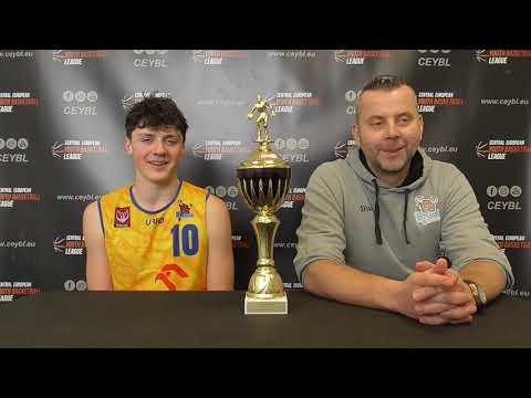 CEYBL U17 - Press conference, 26.2.2023, WKK Wroclaw - ORLEN Akademia BM Stal