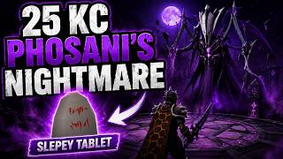 LOOT from 25 Phosani's Nightmare KC - Slepey Tablet | HARDEST BOSS IN RUNESCAPE! | OSRS