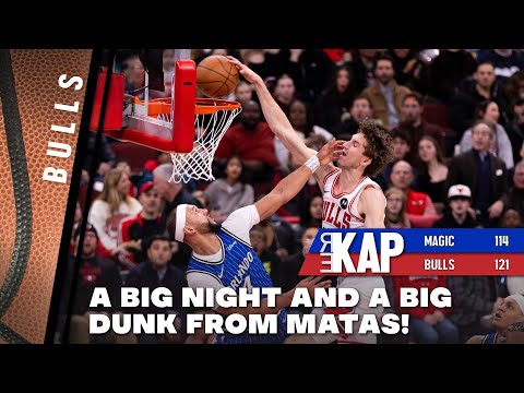 REKAP: 🏀 Chicago Bulls 121-114 win over Orlando Magic. ‘A BIG night & BIGGER dunk for Matas Buzelis’