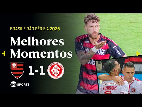 BRUNO HENRIQUE MARCA BONITO GOL E LÉO PEREIRA FAZ GOL SEM GOLEIRO | FLAMENGO 1X1 INTERNACIONAL