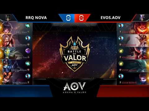 Arena Of Valor - RRQ Nova VS EVOS Match 1 Grand Final Battle Of Valor (BOV) 2017