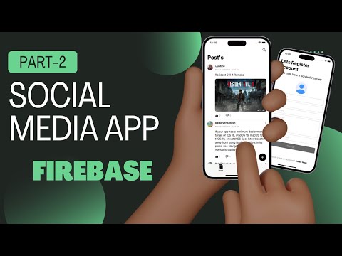 SwiftUI Social Media App - Firebase - Part 2 - Xcode 14 - SwiftUI Tutorials thumbnail