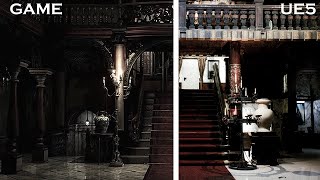I Recreated The Resident Evil Mansion in Unreal Engine 5
