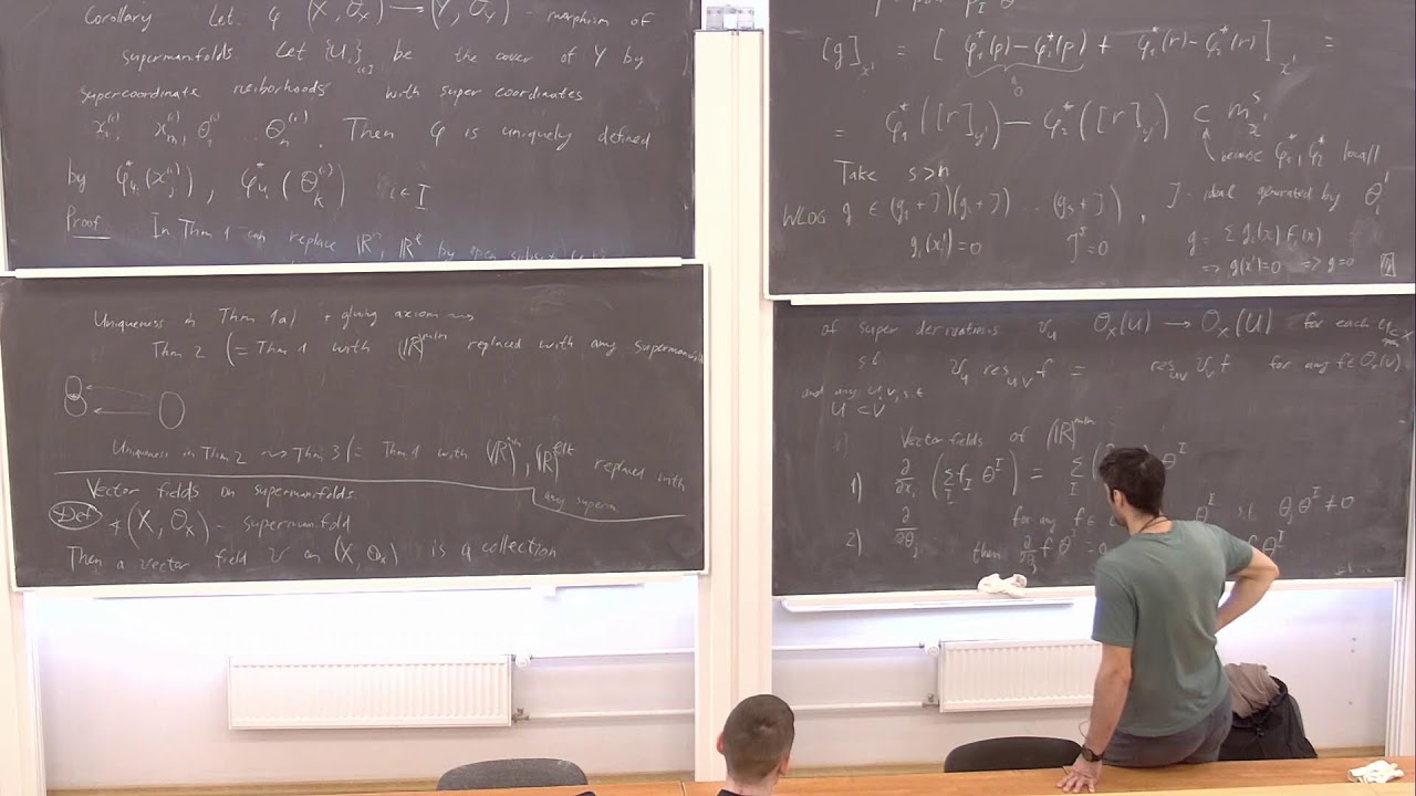Supersymmetry for Mathematicians. Lecture 3. UVAROV F.