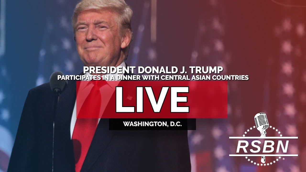 LIVE: President Trump Participates in a Dinner With Central Asian Countries - 11/6/25