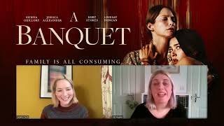 Sienna Guillory interview for 'A Banquet' video