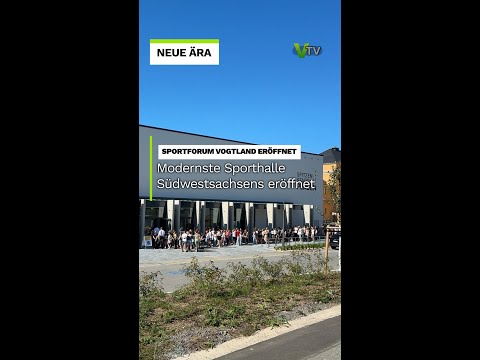 SportForum Vogtland opens: A new chapter for Plauen and the Lessing-Gymnasium | V.TV