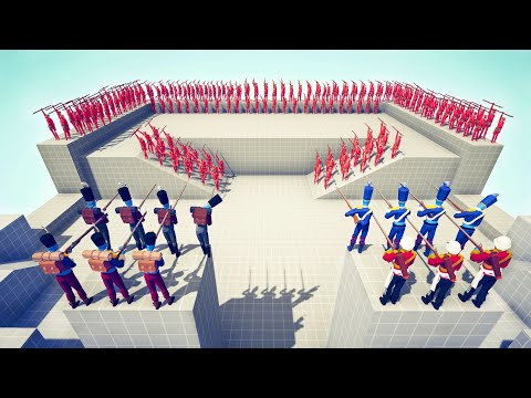 BRITISH ARMY SOLDIER  vs 100x ARMIES - Totally Accurate Battle Simulator TABS