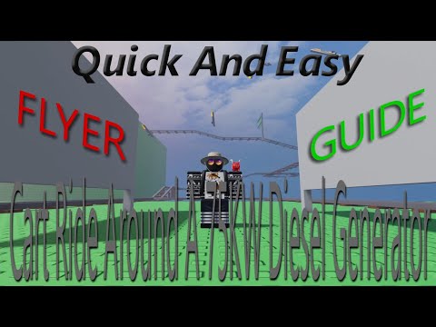 (STILL WORKING) Flyer Guide 2025 - Cart Ride Around A 75KW Diesel Generator