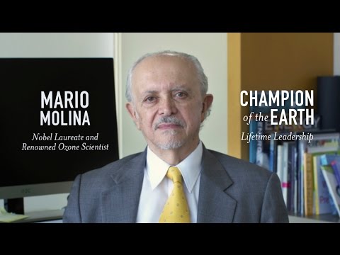 Ozone scientist Mario Molina honoured by UN for lifetime of achievement