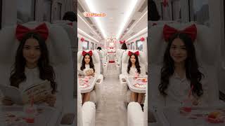 Bunny Subway  💕 Would you like to ride? #subway #bunny #cute #funny