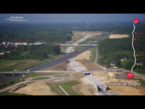 Survol de la LGV SEA Tours-Bordeaux - Juin 2015