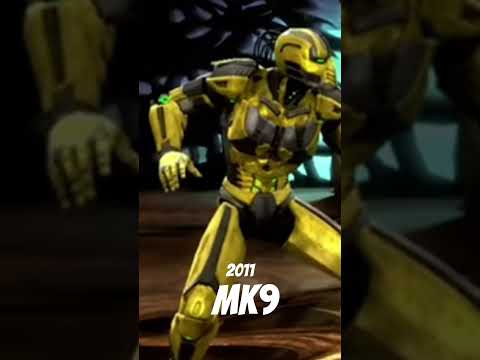 Cyrax MK3 to MK1 (1995-2024) Evolution - Mortal Kombat #shorts