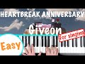 How to play HEARTBREAK ANNIVERSARY - Giveon | Piano Chords Tutorial for singing
