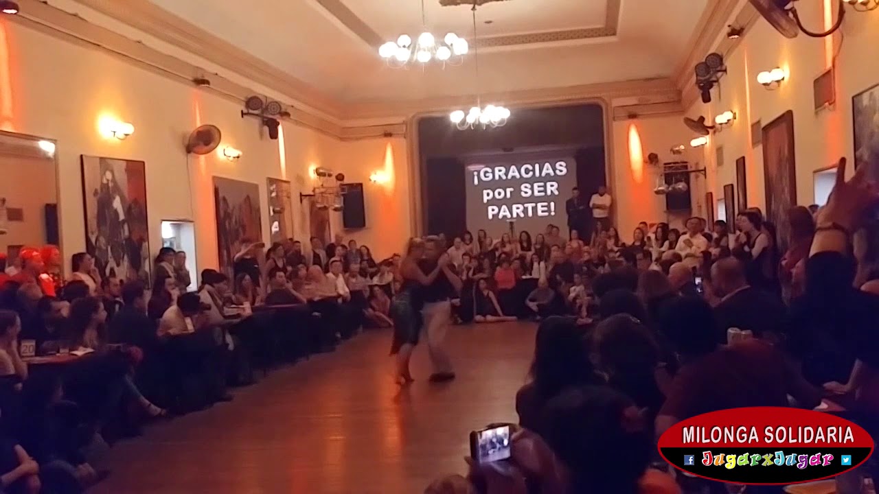 Alejandra Mantiñan y Martín Ojeda T3. Milonga Solidaria JugarxJugar