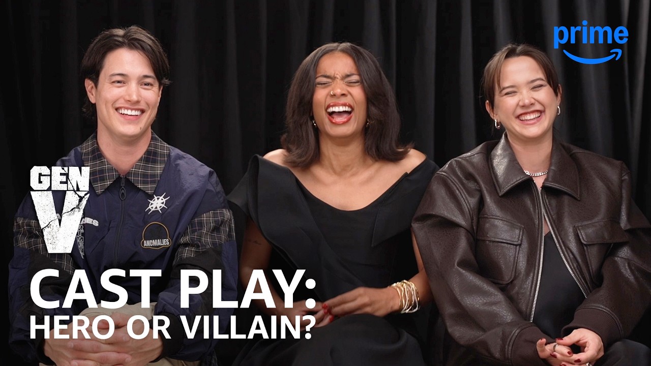 Gen V Cast Play "Hero or Villain" | Prime Video