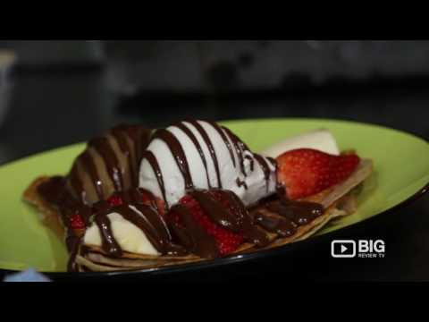Rue De Creperie Crepes Cafe em Fitzroy VIC servindo café e galette