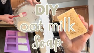 How I Make Soap For Our Family | DIY Oat Milk Shea Butter And Honey Soap