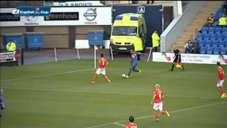 preview picture of video 'Shrewsbury Town v Blackpool – League Cup Highlights 2014/2015'