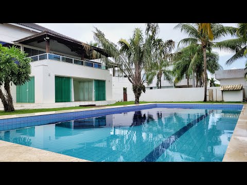 Excelente casa 3 quartos, piscina ampla com prainha, quintal e área verde, Busca Vida, Camaçari - BA