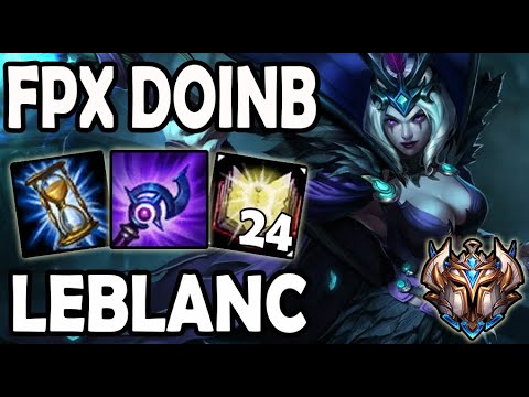 Leblanc vs Lucian Mid [ FPX Doinb ] Lol Challenger Korea