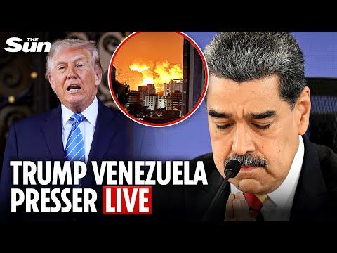 LIVE: Trump says US will 'run' Venezuela as America bombs Caracas and Maduro captured