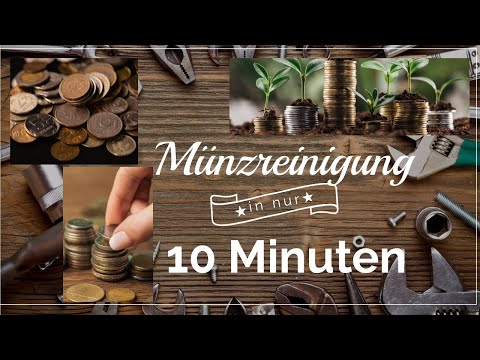 Münzreinigung und Konservierung in 10 Minuten. #oldcoin #Münzen #Münzreinigung