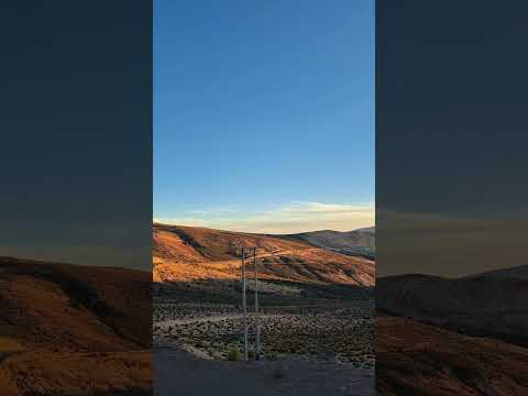 Ruta Internacional Huara - Colchane, Tarapacá, Chile.