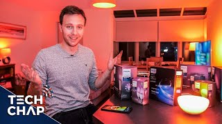 Philips Hue Smart Lights Setup (with Alexa & Google Home!) | The Tech Chap