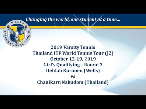 2019.10.12 - Thai ITF (J2) - Girls Qualifying - D. Kuronen (Wells) vs C. Nakudom (Thailand)