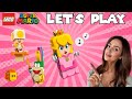Unbox Review Super Mario Lego Peach Starter Course 71403 Character Overview Walkthrough