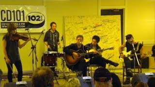 Airborne Toxic Event with &quot;It Doesn&#39;t Mean A Thing&quot; in the CD102.5 Big Room
