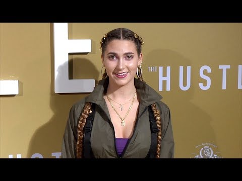 Ashley Brinton "The Hustle" Premiere Golden Carpet