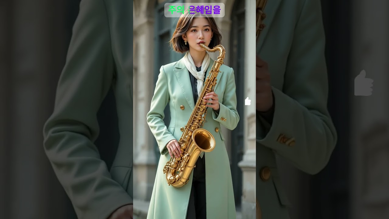 주의 은혜임을 |🎷| 색소폰 찬송가 연주 | #색소폰연주 #트로트 #kTrot #shorts  #명곡 #kpop #7080 #트롯 #현역가왕 #댄스 🎶