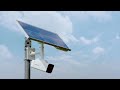 Solar powered Security Camera Setup