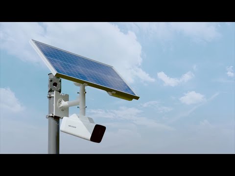 Solar powered Security Camera Setup