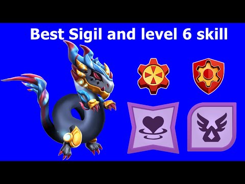 Best Sigil and level 6 skill Fluvius Nox Dragon-Dragon mania Legends | 17103 Flowers Runner Event