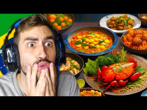 PORTUGUÊS reagindo a PRATOS TIPICOS DE CADA ESTADO BRASILEIRO