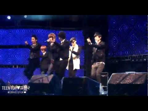 Teen Top (직캠) 120421 고양 K-POP♥ 미치겠어(crazy) by그누나