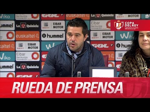 Rueda de prensa de Cosmin Contra tras el SD Eibar (1-2) Getafe CF - HD Copa del Rey