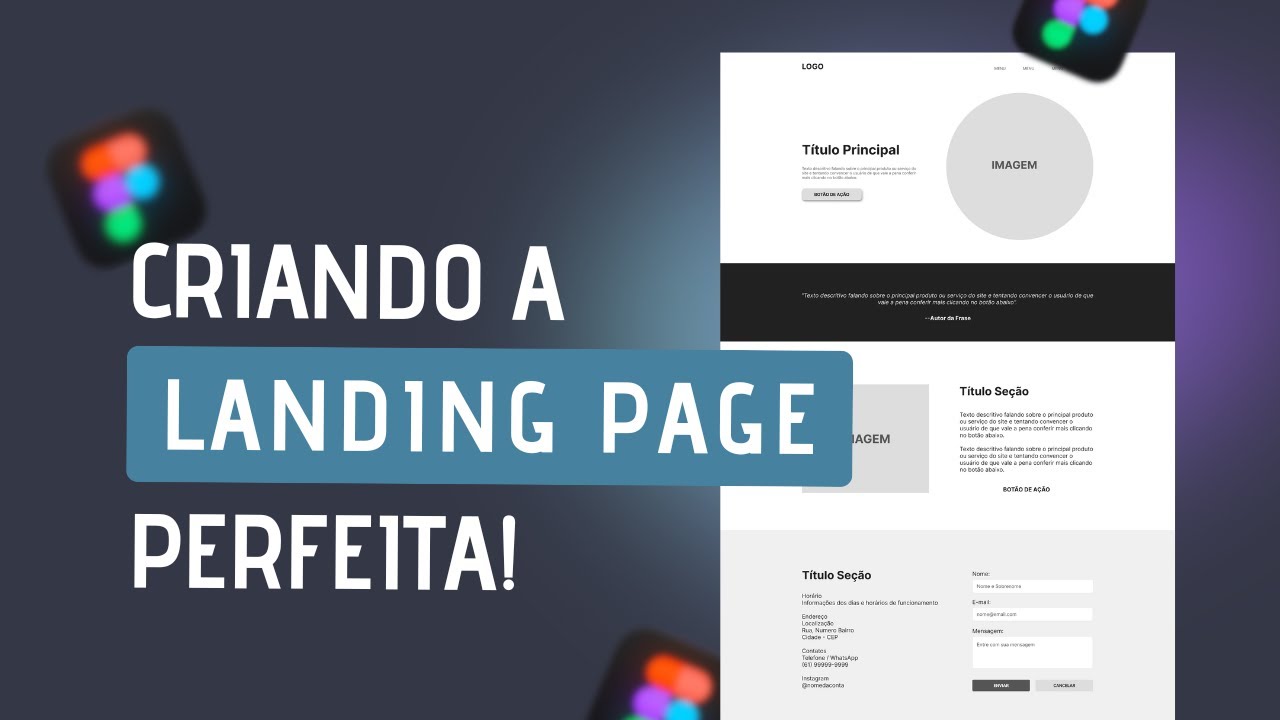 Curso FIGMA: Como criar uma LANDING PAGE com a HERO SECTION PERFEITA! #1
