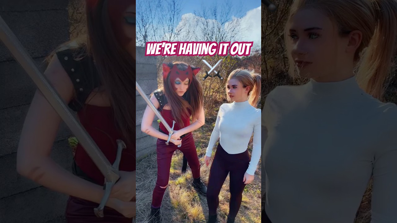 We're having it out! Adora & Catra #cosplay | She-Ra