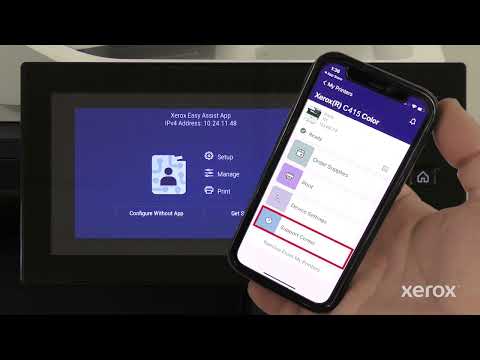 Xerox versalink c415dn priprava in začetna nastavitev večopravilne naprave