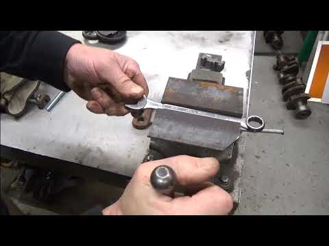 DIY Chevy small block oil pump pick up install tool.