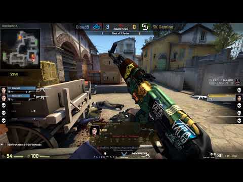 SK TACO Clutch and BM vs C9 on Inferno / Boston Major 2018